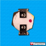 Thermostat TK24 at 147°C - Normally closed contacts - Vertical terminals - With M4 screw - Ceramic high body