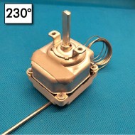 Bulb thermostat EGO - 230°C - Automatic reset - 3 Poles - Bulb dimensions 3x226mm - Nominal current 16A