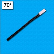 Thermal protector TB11 - Temperature 70°C - Cables 70/70 mm - Rated current 11A