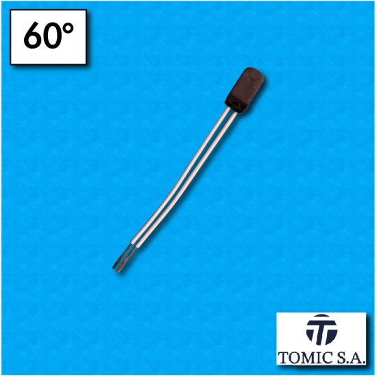 Protecteur thermique AM01 - Temperature 60°C - Cables 60/60 mm - Courant nominal 2,5A