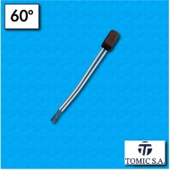 Protecteur thermique AM01 - Temperature 60°C - Cables 60/60 mm - Courant nominal 2,5A