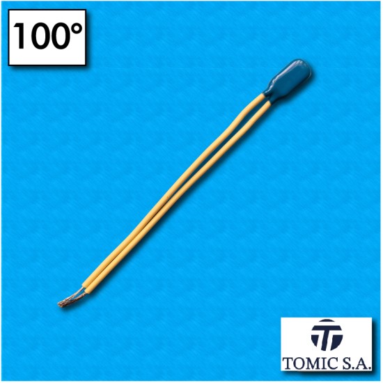 Protettore termico AM03 - Temperatura 100°C - Cavetti 100/100 mm - Portata 2,5A