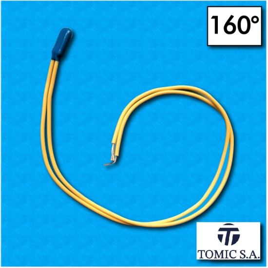 Thermal protector AM03 - Temperature 160°C - Cables 300/300 - Rated current 2,5A