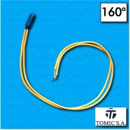 Thermal protector AM03 - Temperature 160°C - Cables 300/300 - Rated current 2,5A