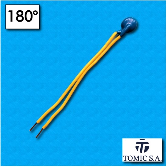 Thermal protector AC03 - Temperature 180°C - Cables 100/100 mm - Rated current 6,3A