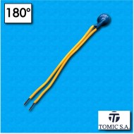 Thermal protector AC03 - Temperature 180°C - Cables 100/100 mm - Rated current 6,3A