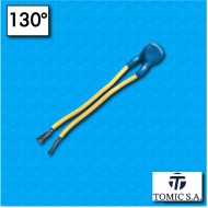 Protecteur thermal AB03 - Temperature 130°C - Cables 60/60 mm - Courant nominal 6,3A