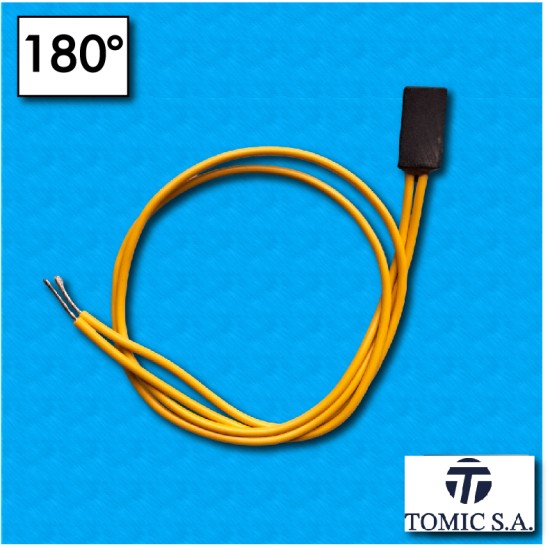 Protecteur thermique AM17 - Temperature 180°C - Normalment ouvert - Cables 300/300 mm - Courant nominal 2,5A