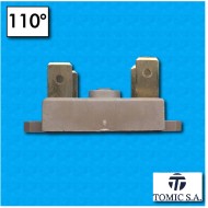 Termostato bimetallico manuale bifase tipo AK33 - Temperatura 110°C - Portata 16A