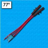 Assembled thermalfuse TF1-DAE4 - Temperature 77°C - Compatible with 60172-0005300-DAEWOO